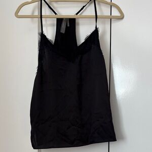 Anthropologie Black Sheer Cami